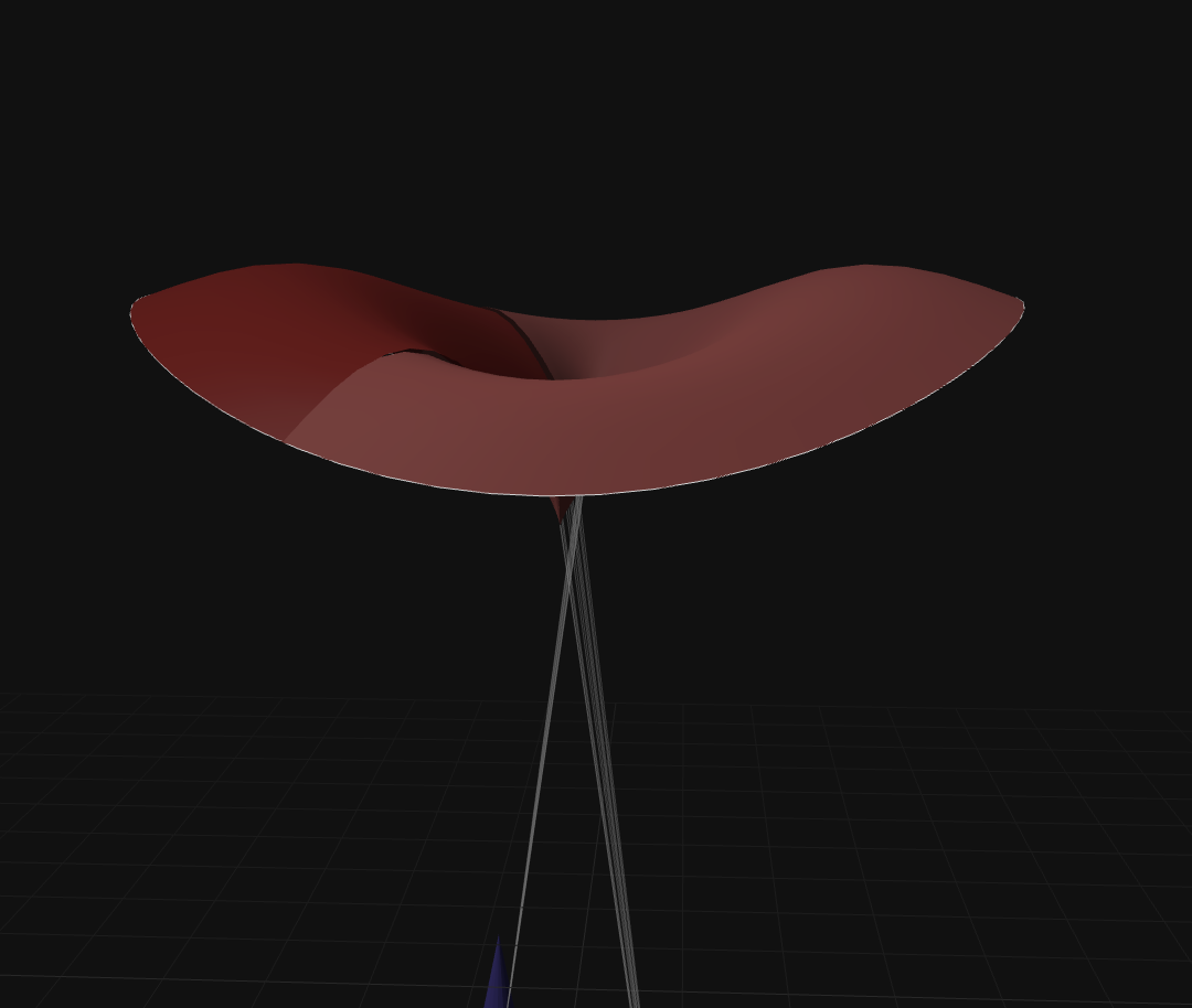 3D mitral valve render